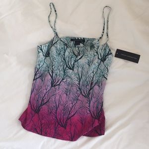 NWT 100% silk cami, French Connection